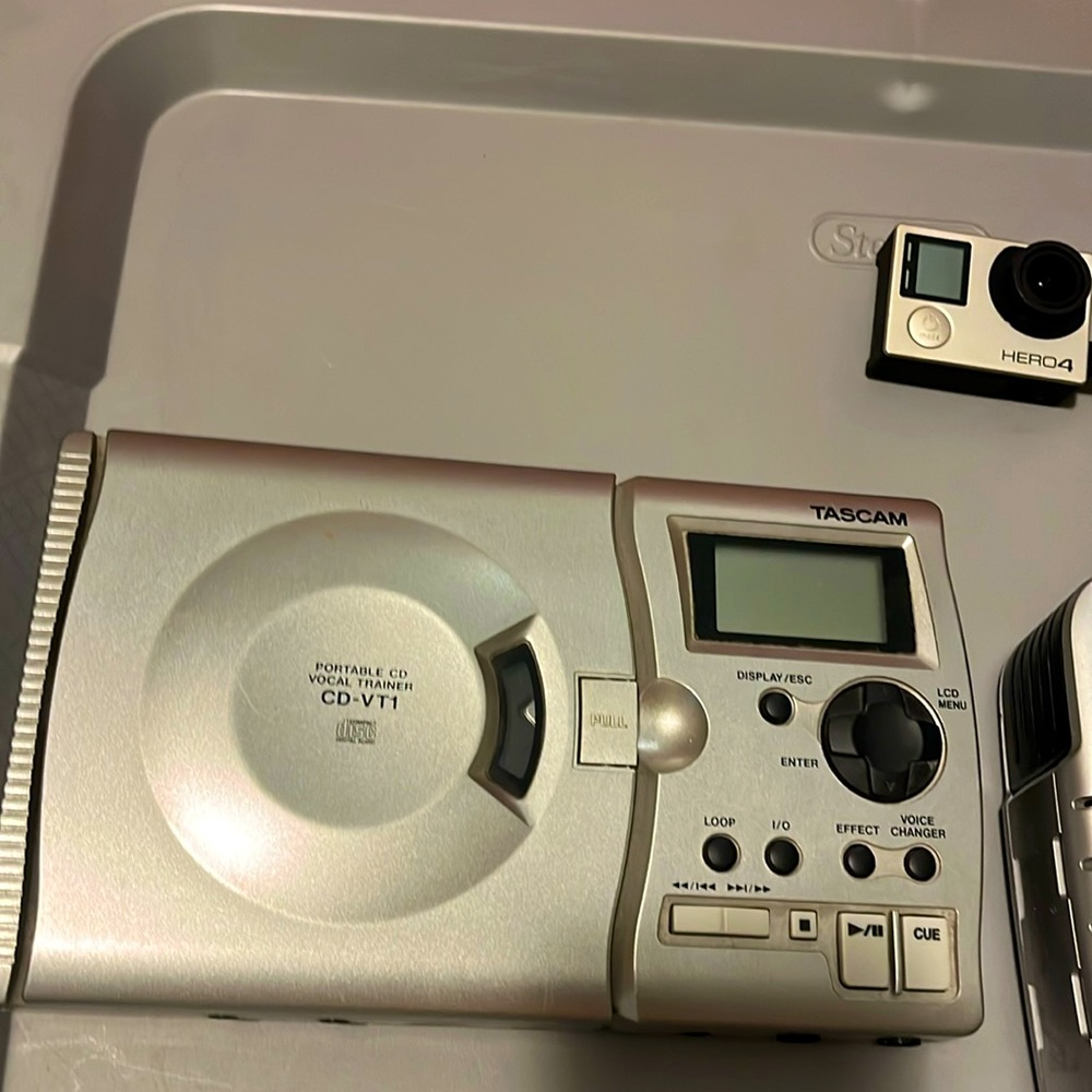 Tascam portable CD vocal trainer